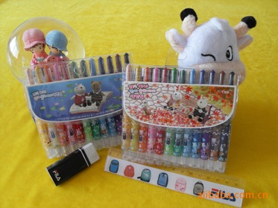 專業生產供應彩色小旋轉蠟筆——無錫天松鼠文化用品廠家直銷